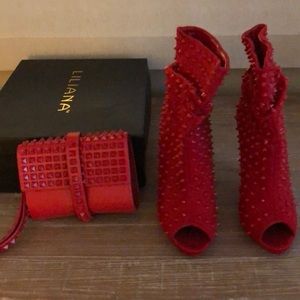 Spike booties and wrislet